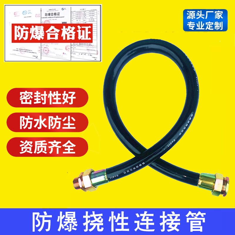 BNG防爆挠性连接线金属软管DN15电缆穿线4分6分1寸DN20连接管定制