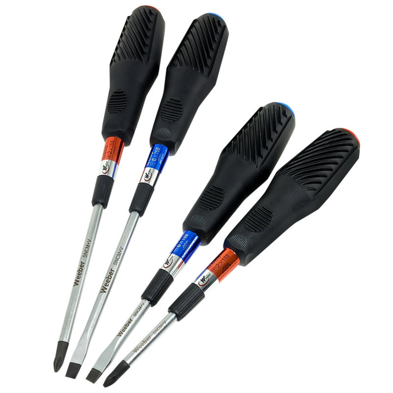 日本weeber威也进口NO.888绝缘软手柄螺丝批带磁螺丝刀十字一字批