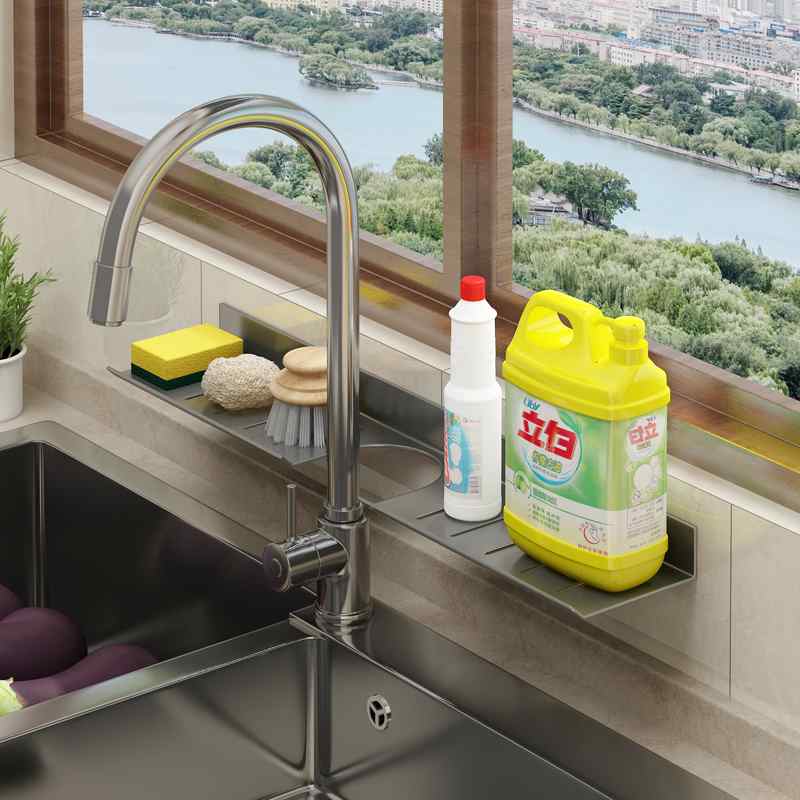 厨房置物架水龙头收纳用