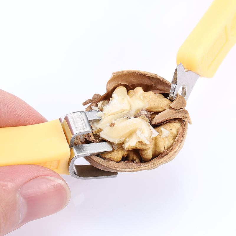 不锈钢山核桃夹子整粒剥脱壳器夏威夷果破壳小工具脱壳大王神器