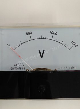 44C2 1500V 1000v 直流电压表 1.5KV 直流指针式 DC电压表 1KV