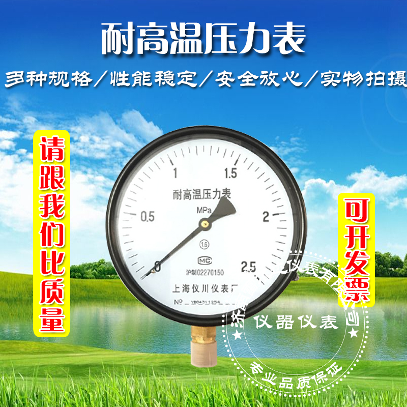 YTW150 YTW100耐高温压力表 耐腐蚀性能 抗高温  蒸汽 性能稳定