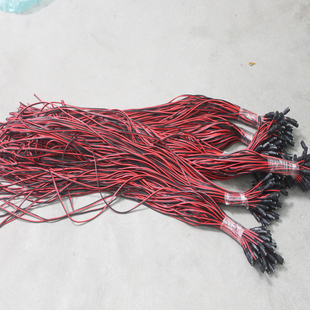 12VDC母头1米电源线 DC5.5*2.1MM公母插头监控电源线0.5/1米/2米