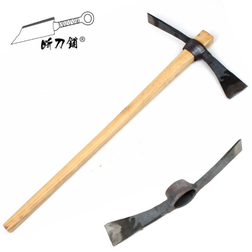 断刀铺锰钢锻造柴镐锄斧