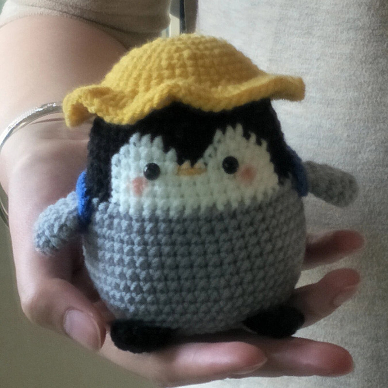 编织玩偶可爱上学小企鹅材料包diy毛线手编自制毛线团材料包送儿,服饰配件/皮带/帽子/围巾,DIY编织材料包,淘宝优惠券,粉丝福利购,淘宝优惠卷