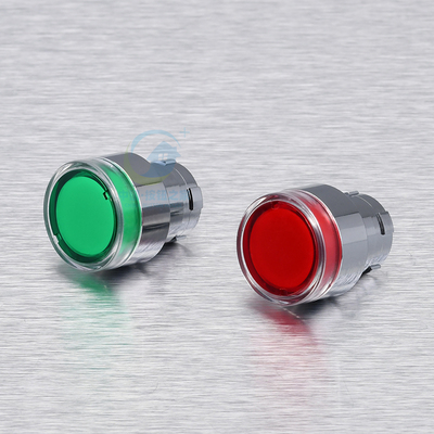 自复位带灯按钮头部启动