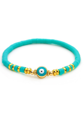 彩色软陶恶魔之眼弹力绳