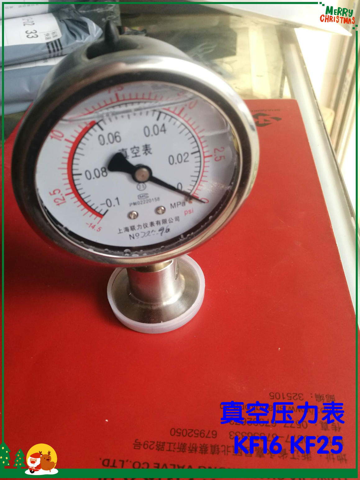 真空压力表负卡盘检测箍