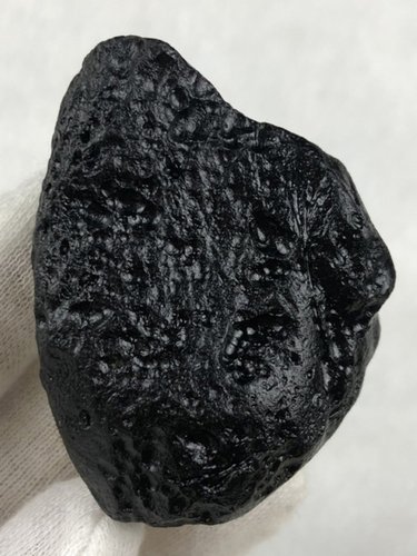 天然黑色玻璃陨石外太空原石奇石摆件矿物标本石把玩件水晶教学石