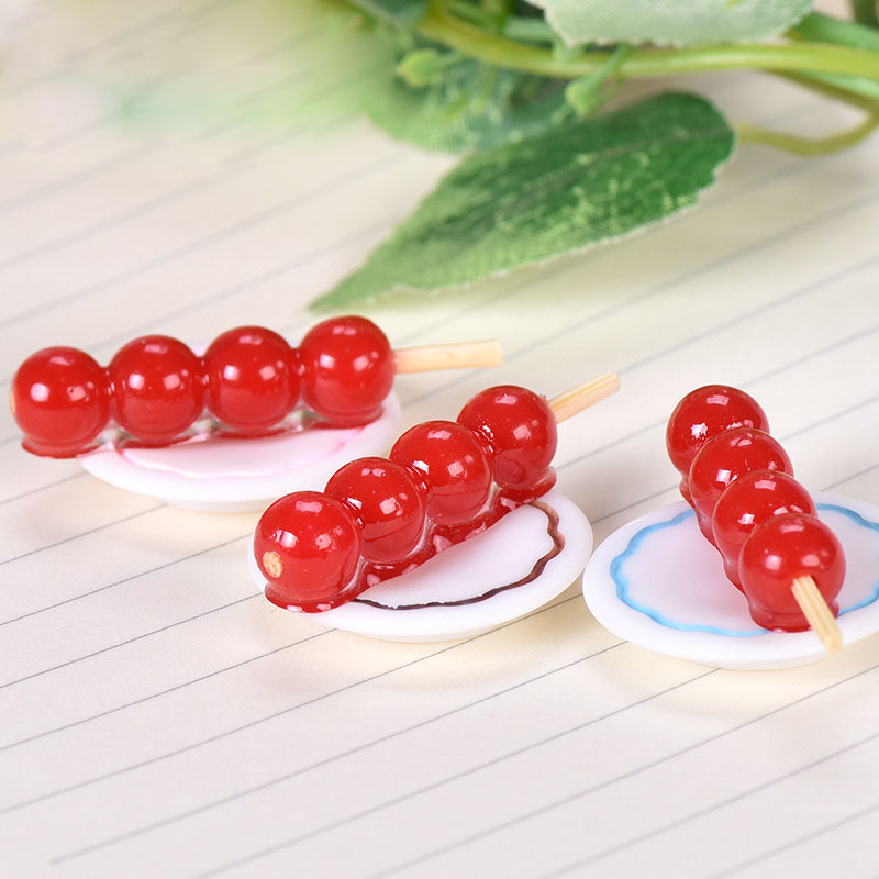 仿真食玩冰糖葫芦奶油滴
