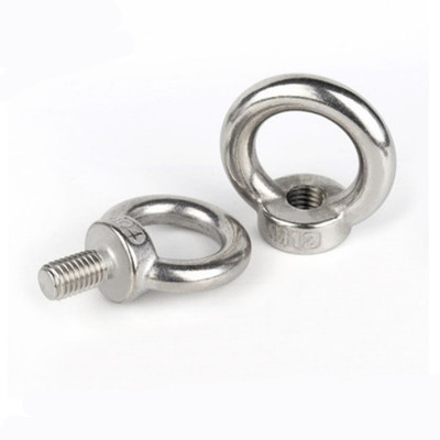 304不锈钢吊环螺丝GB825吊环螺钉GB/T63吊环螺母M6M8M10M12M16M24