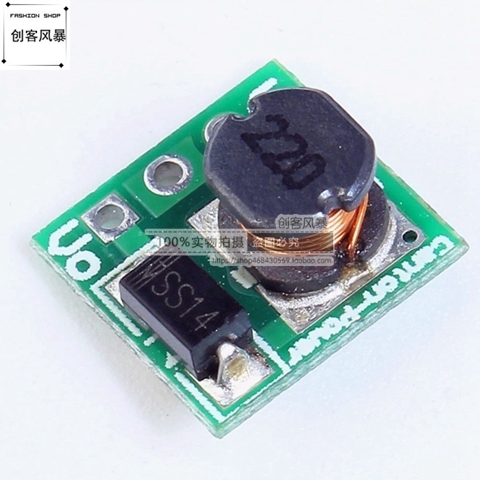DC-DC转换器1V 1.2V 1.5V 1.8V 2.5V 3V至DC3.3V升压升压电源模块