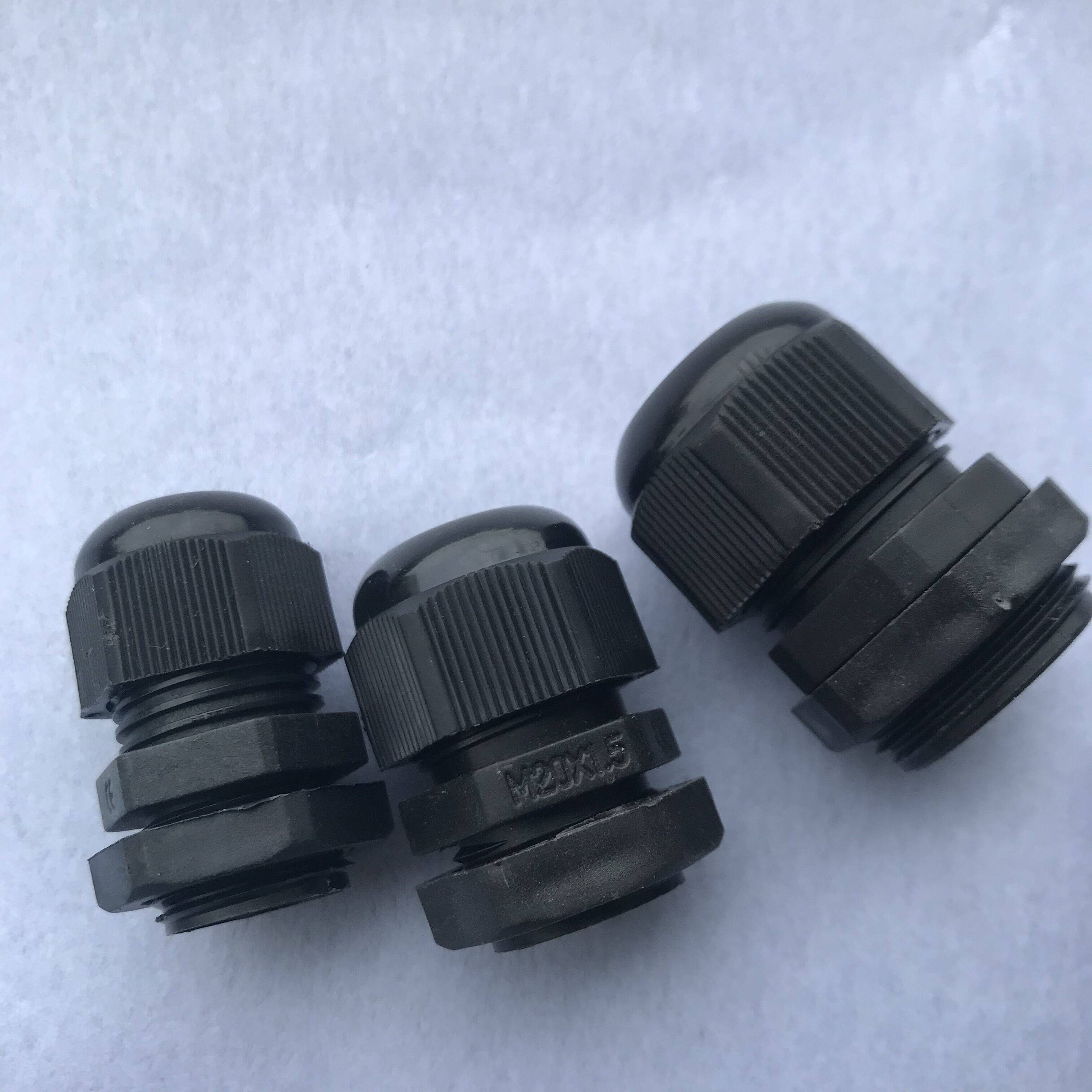 电机接线盒防水护套尼龙电缆防水接头线缆穿线固定葛兰头塑料螺母