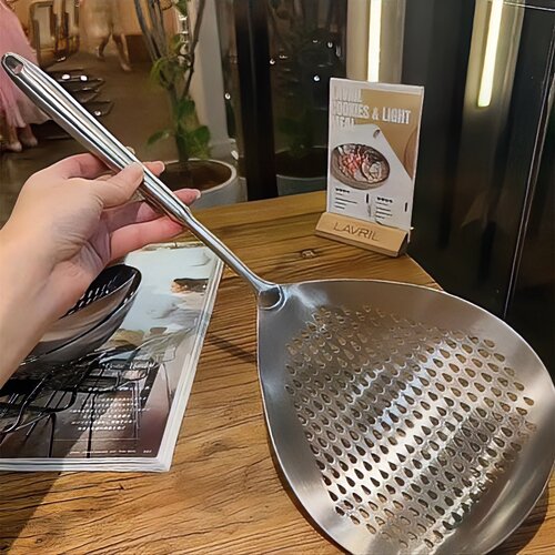 不锈钢长厨房用柄捞面勺