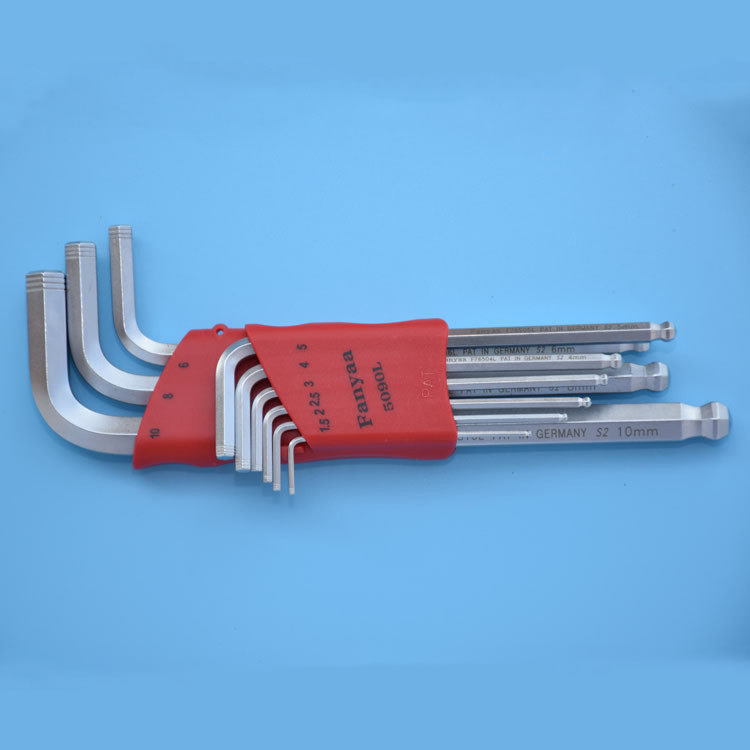 内六角扳手套装平头球公