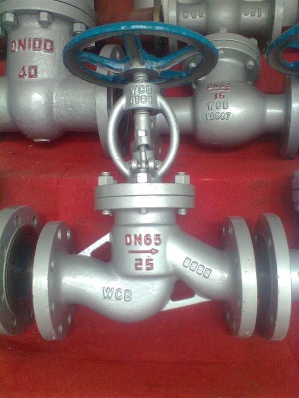 铸钢法兰截止阀耐高温蒸