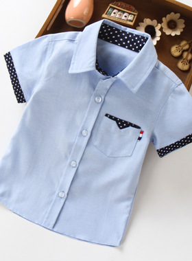 boys summer boy shirt shorts kids clothes Tops for children