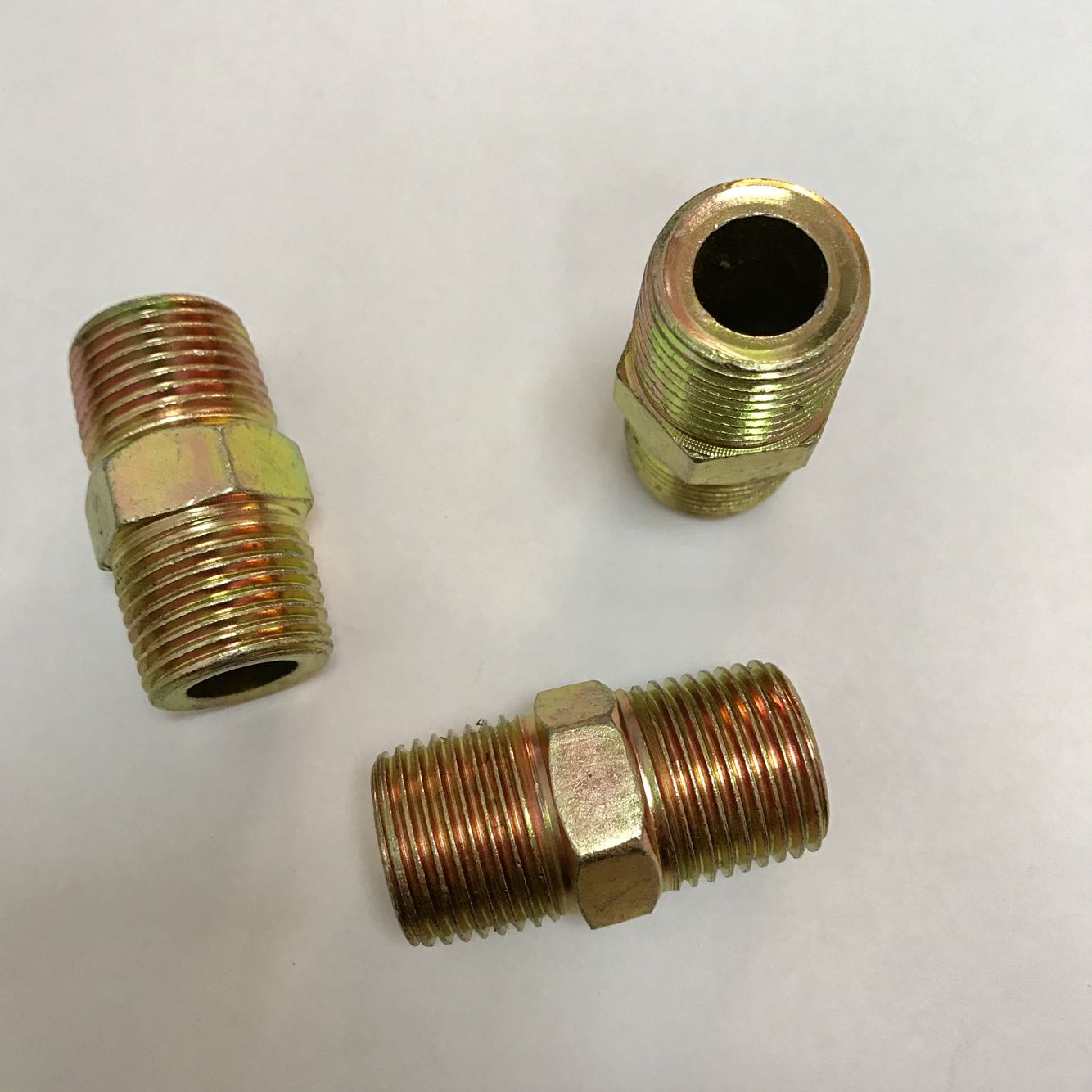 DN15 外接头 1/2-1/2 双外丝铸钢铁接头 外螺纹ZG1/2 压力16mpa