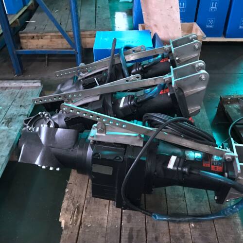 蓝深潜水低速推流器QJB  氧化沟污水处理搅拌 QDT厌氧池用大桨叶