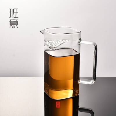 班意办公室玻璃过滤绿茶