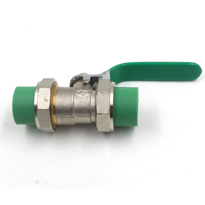 包邮全铜水管件绿色双头