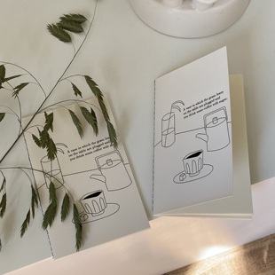 SHINY MOMO韩式ins家居创意简约线条随手本