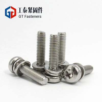 盘头内梅花三组合螺丝弹