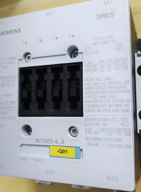 SIMENS西门子接触器3RT5055-6AP36拆机现货实议价