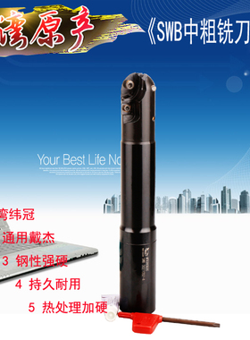 纬冠粗铣刀杆 SWB刀杆 戴杰SWB刀杆 SWB R10 R12.5 R15中粗铣刀杆