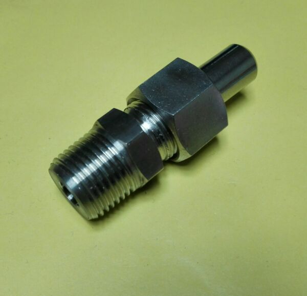 不锈钢压力表接头直通终