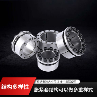 STK351 MLM涨套代替椿本KE免键轴套SCE201胀套Z8B涨紧套 EUC16