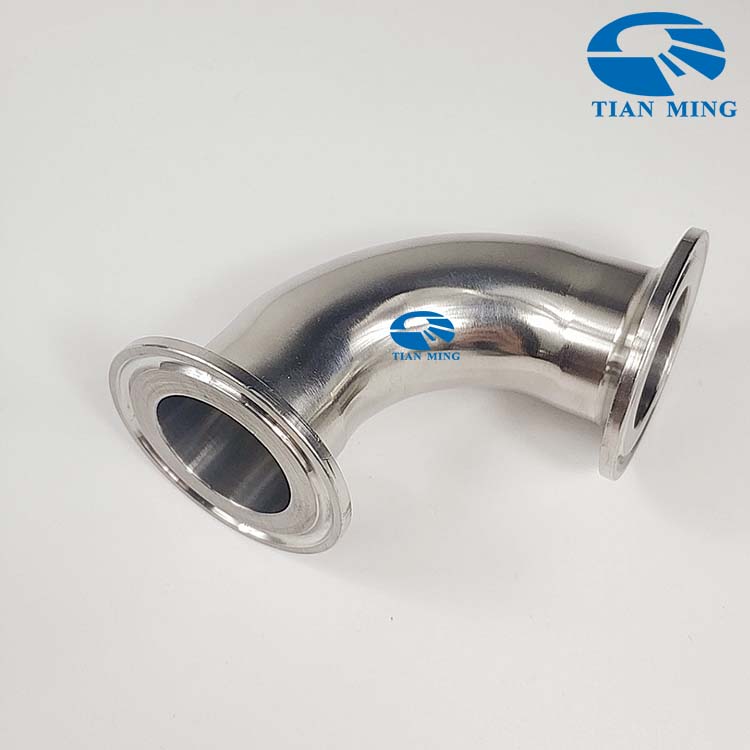 卫生级快装弯头度卡箍式