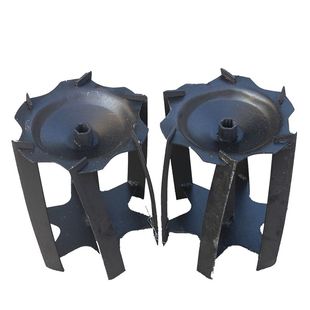 微耕机配套农机具除草轮 锄草轮 除草刀 割草轮工具一对的价格