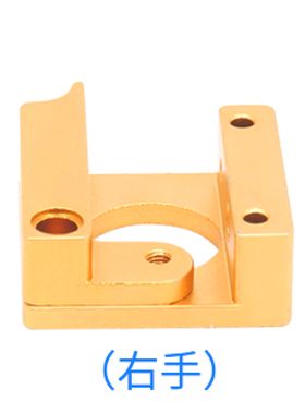 3D打印机配件MK8挤出机铝块DIY配件单喷头挤出机支架MK8安装块