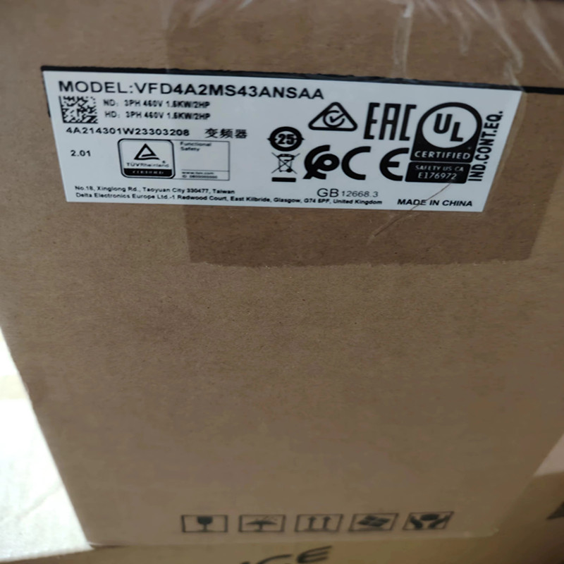 询价台达矢量变频器MS300系列VFD4A2MS43ANSAA 400/750W三相380V