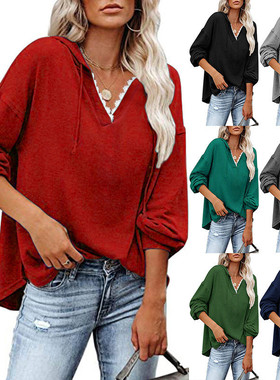 Plus size Casual baggy hoodie 2121 fashion loose women tops