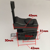 1BEK电动工具开关808 6A正反转无级变速FA2 手电钻调速开关