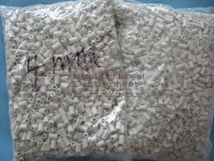500g 穿线陶瓷管耐高温绝缘瓷接头陶瓷粒穿电热丝绝缘陶瓷珠1包