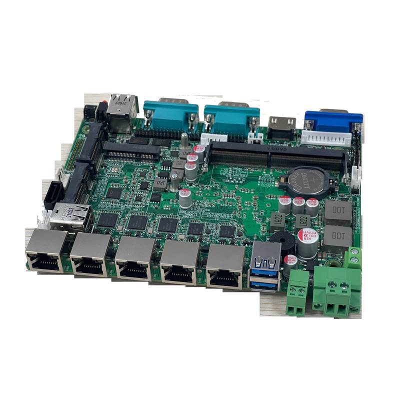 N5095主板 多网口主板 5网口主板 软路由主板 2.5G网口 机器视觉