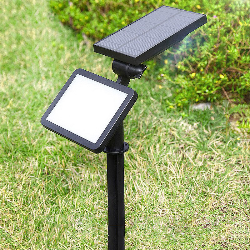 太阳能灯户外防水花池灯地插草坪灯家用自动感应庭院壁灯免布线