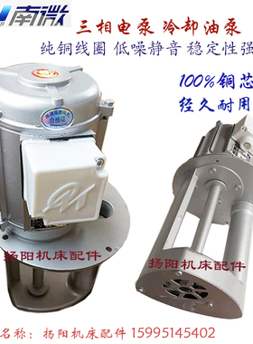 油泵电机AB100/AB200 250W/450W南通南微机床水泵 铜芯三相冷却泵