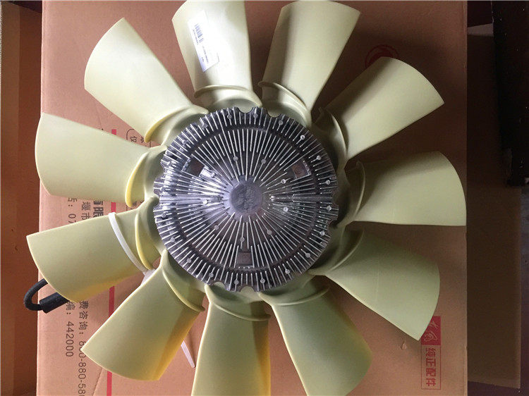 东风货车配件新天龙轻型发动机风扇叶硅油离合器1308080-TL450