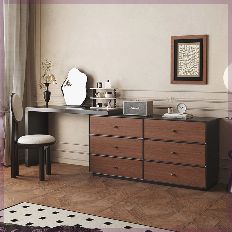 梳妆台卧室床尾收纳柜复