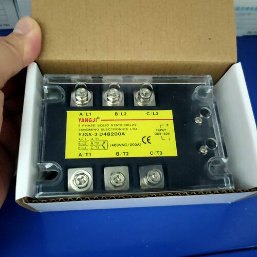 阳继YANGJI 三相交流固态继电器 YJGX-3 D48200A (480V 200A)
