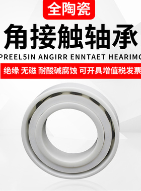 氧化锆陶瓷角接触轴承7000 7001/7002/7003/7004/7005 7006CE