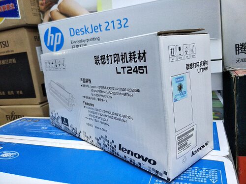联想原装LT2451粉盒 LD2451硒鼓 LJ2605D M7605D M7655 M7675DA