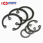 304不锈钢孔用卡簧A型内卡环C形弹簧65锰钢轴承卡黄开口弹性挡圈