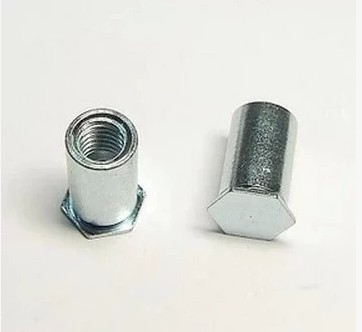 环保蓝白锌盲孔压铆螺柱