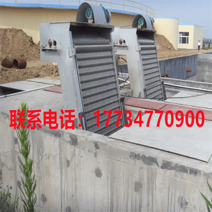 回转式机械网板格栅除污机固液分离污水处理耙齿粗细雨水捞渣机器