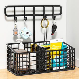 钥匙收纳玄关摆件鞋柜上摆的收纳盒入户门口进门壁挂锁匙挂架神器